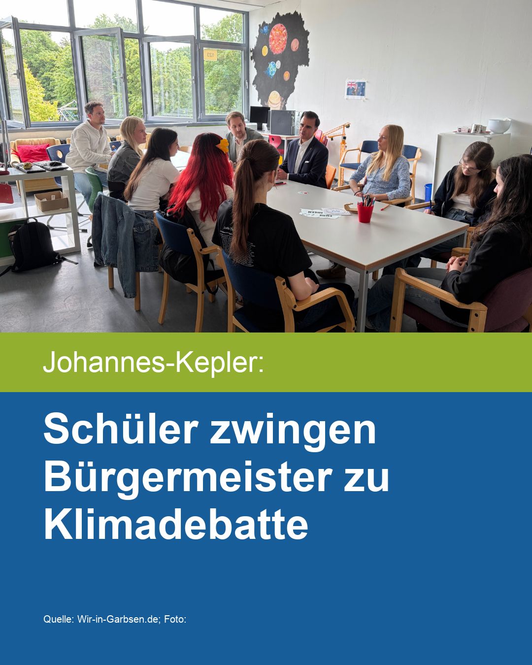Schüler zwingen Bürgermeister zu Klimadebatte