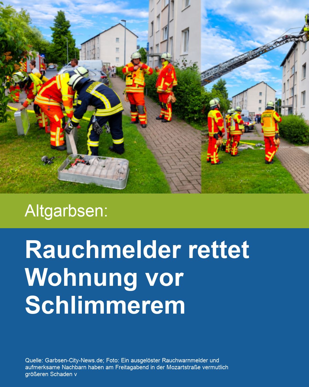 Rauchmelder rettet Wohnung vor Schlimmerem