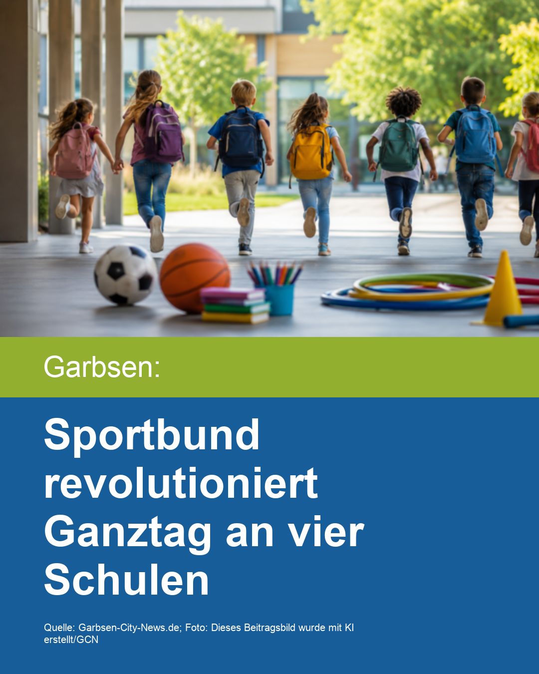 Sportbund revolutioniert Ganztag an vier Schulen