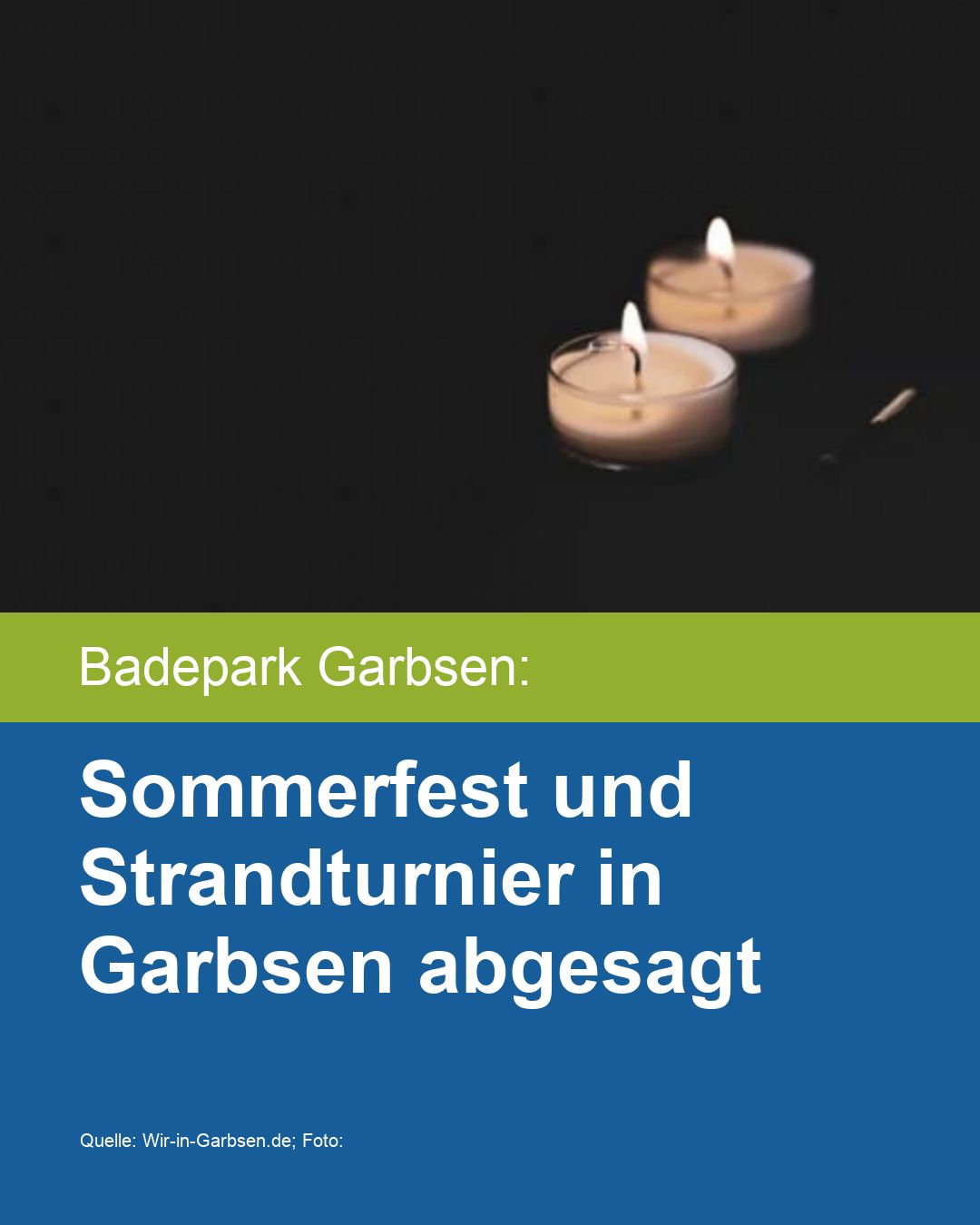 Sommerfest und Strandturnier in Garbsen abgesagt